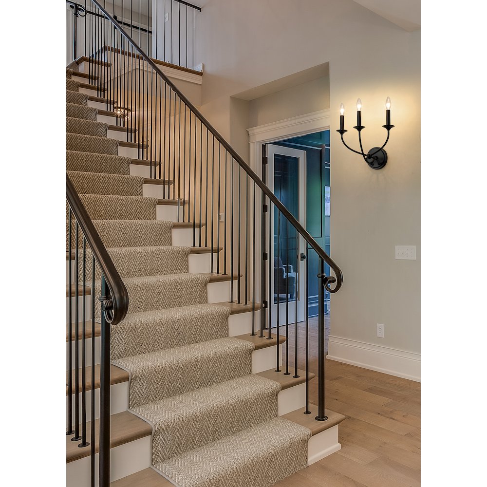 Z-Lite 3 Light Wall Sconce. Picture 7