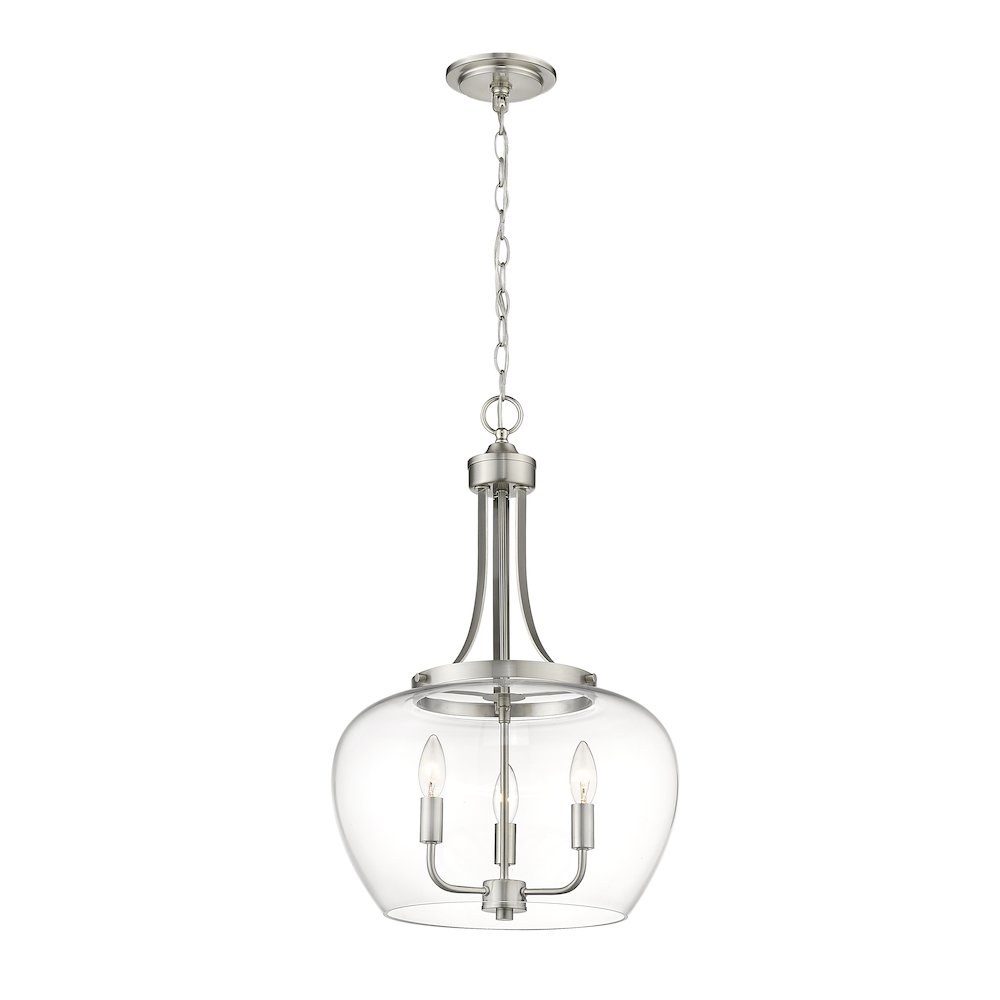 Z-Lite 3 Light Pendant. Picture 1