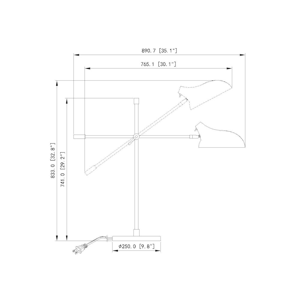 Z-Lite 1 Light Table Lamp. Picture 8