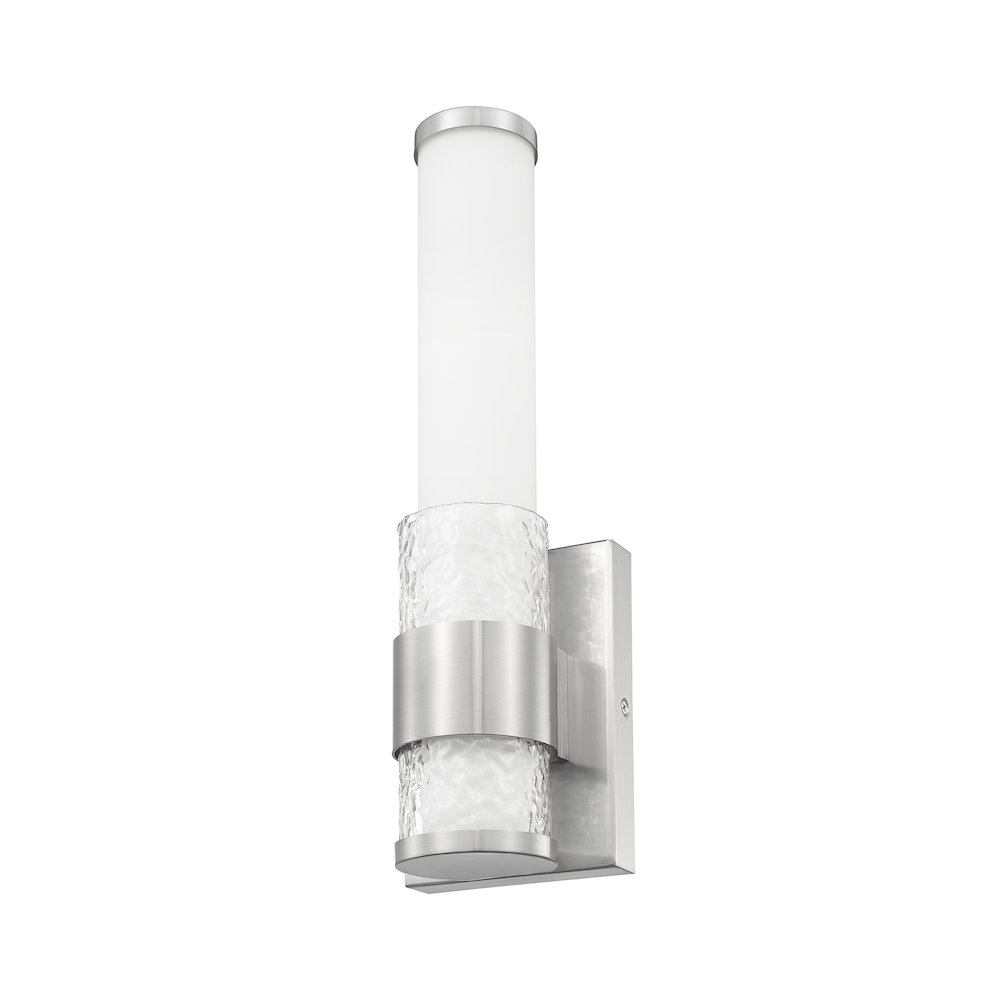 Z-Lite Egon 1 Light Wall Sconce in Brushed Nickel color, Steel frame. Picture 5