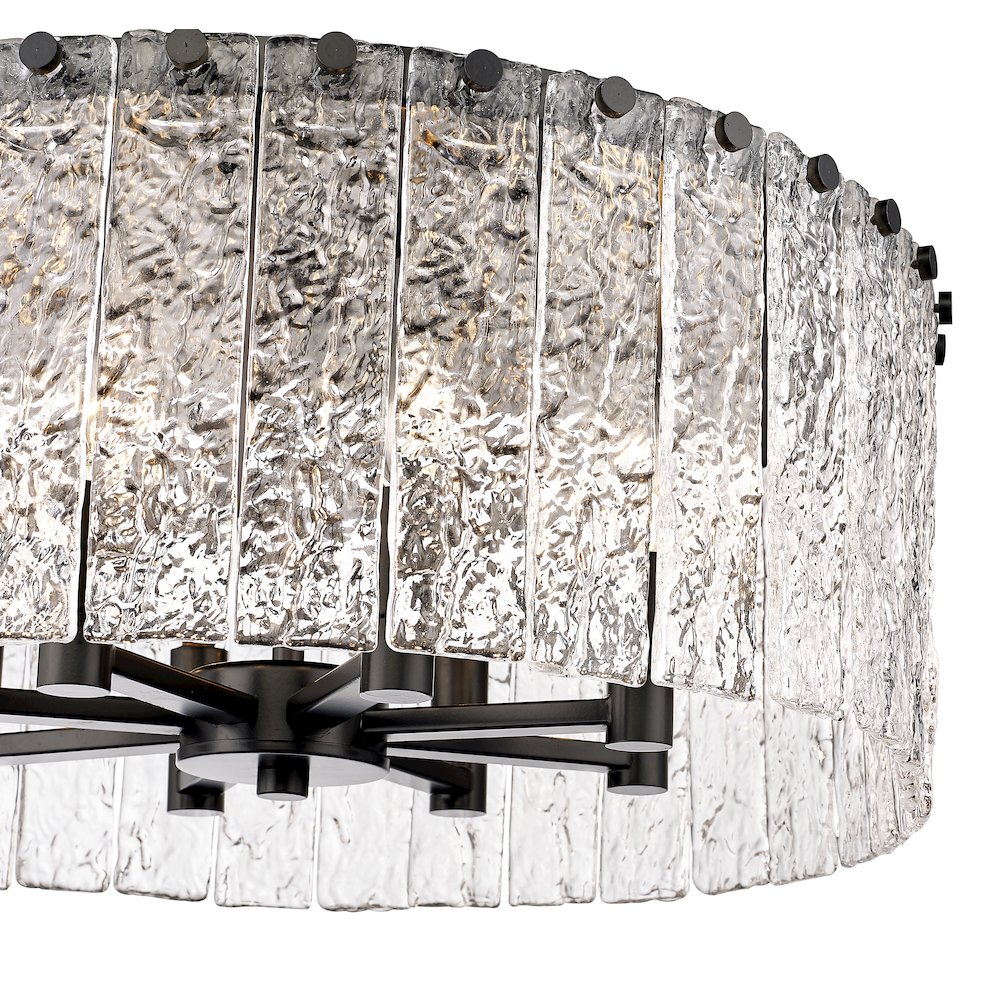 Z-Lite 8 Light Flush Mount. Picture 4