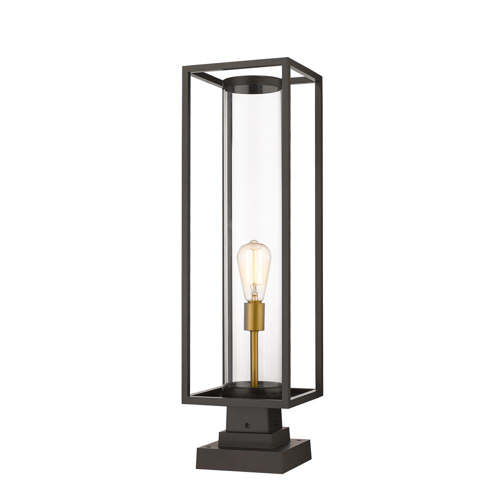 1 Light Outdoor Pier Mounted Fixture. Picture 1