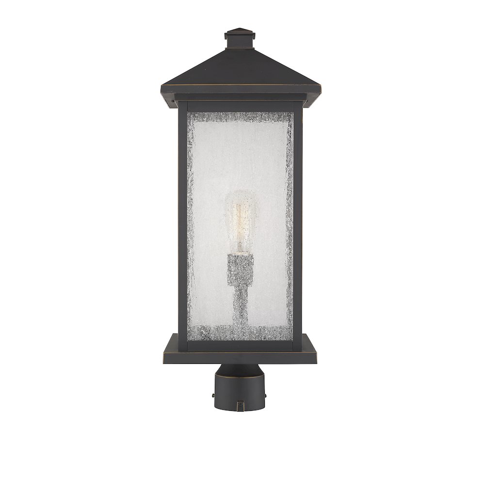 Z-Lite 1 Light Outdoor Post Mount Fixture. Picture 1