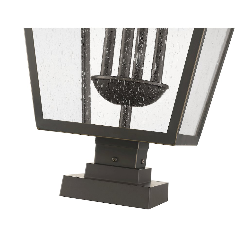 Z-Lite 4 Light Outdoor Pier Mounted Fixture. Picture 4