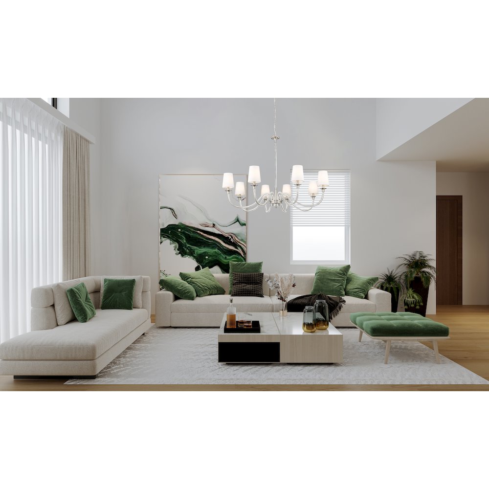 Z-Lite 8 Light Chandelier. Picture 7