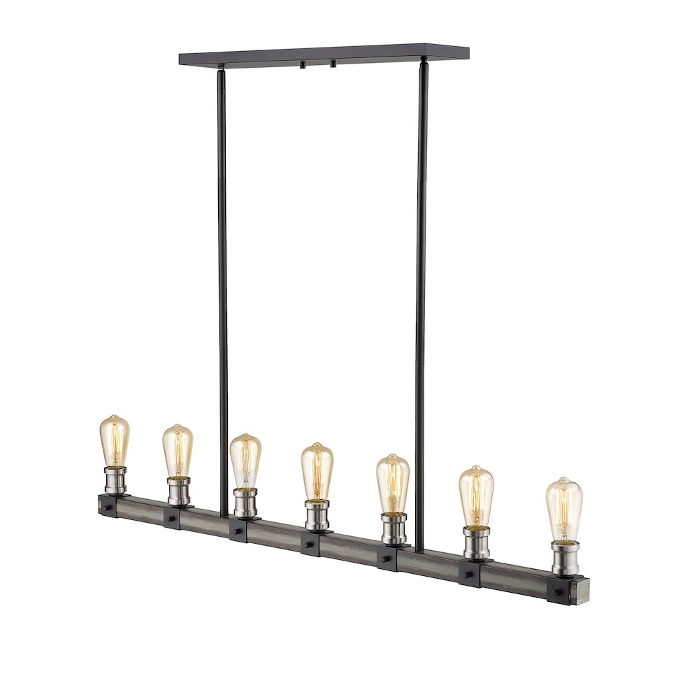 Z-Lite 7 Light Linear Chandelier. Picture 3