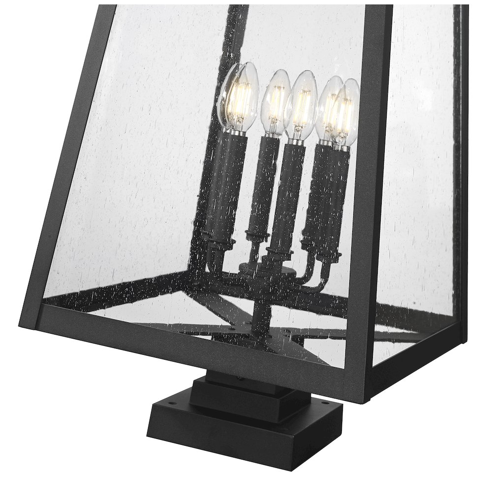 Z-Lite 6 Light Outdoor Pier Mounted Fixture. Picture 4