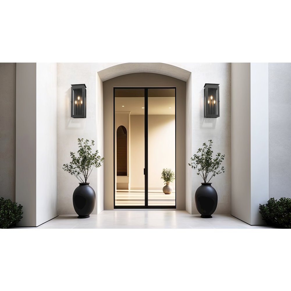 Z-Lite 3 Light Outdoor Wall Light. Picture 7