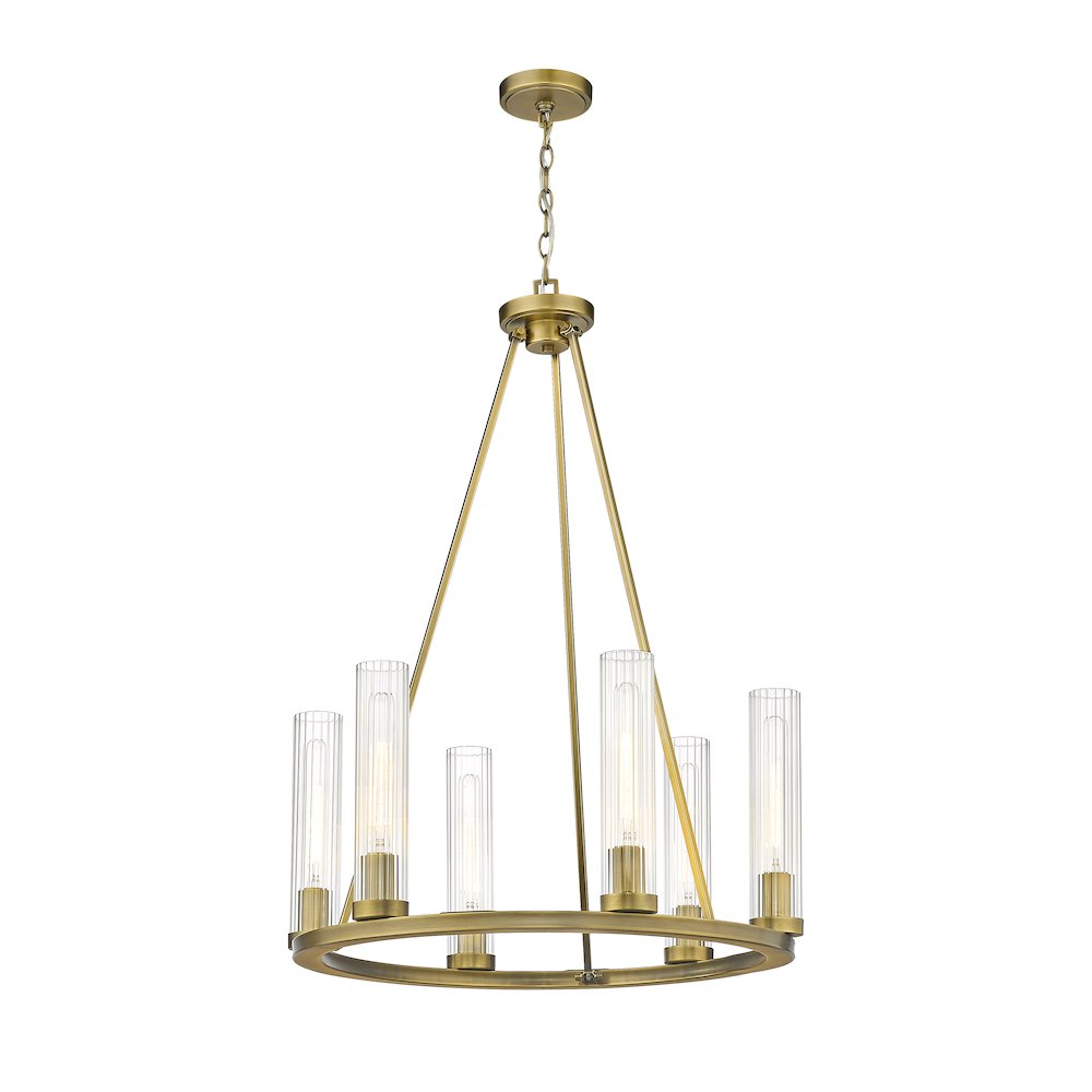 Z-Lite 6 Light Chandelier. Picture 1