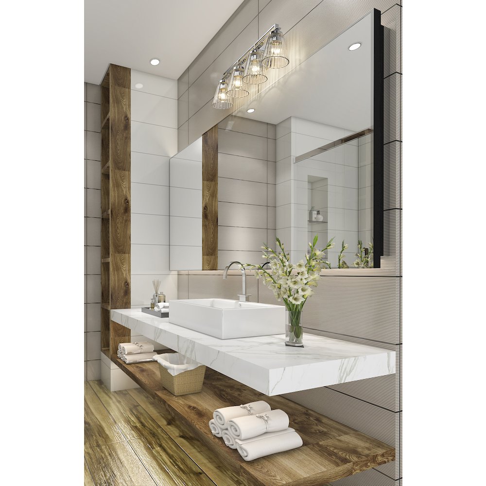 Z-Lite 4 Light Vanity. Picture 7