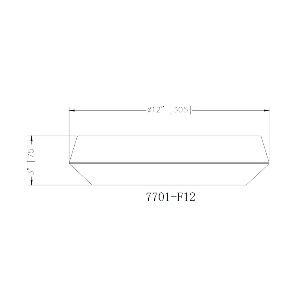Z-Lite 1 Light Flush Mount, Brushed Nickel. Picture 8