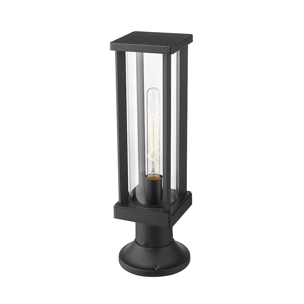 Z-Lite 1 Light Outdoor Pier Mounted Fixture. Picture 3