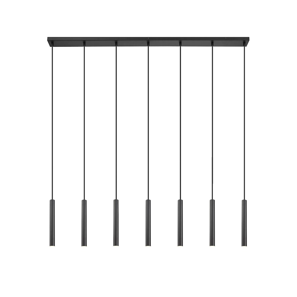 Z-Lite 7 Light Linear Chandelier. Picture 2