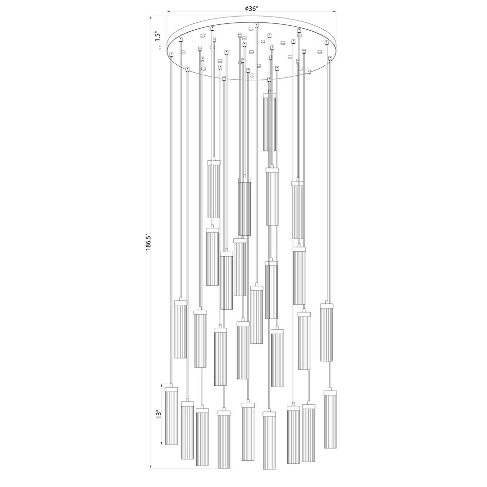 27 Light Chandelier. Picture 6