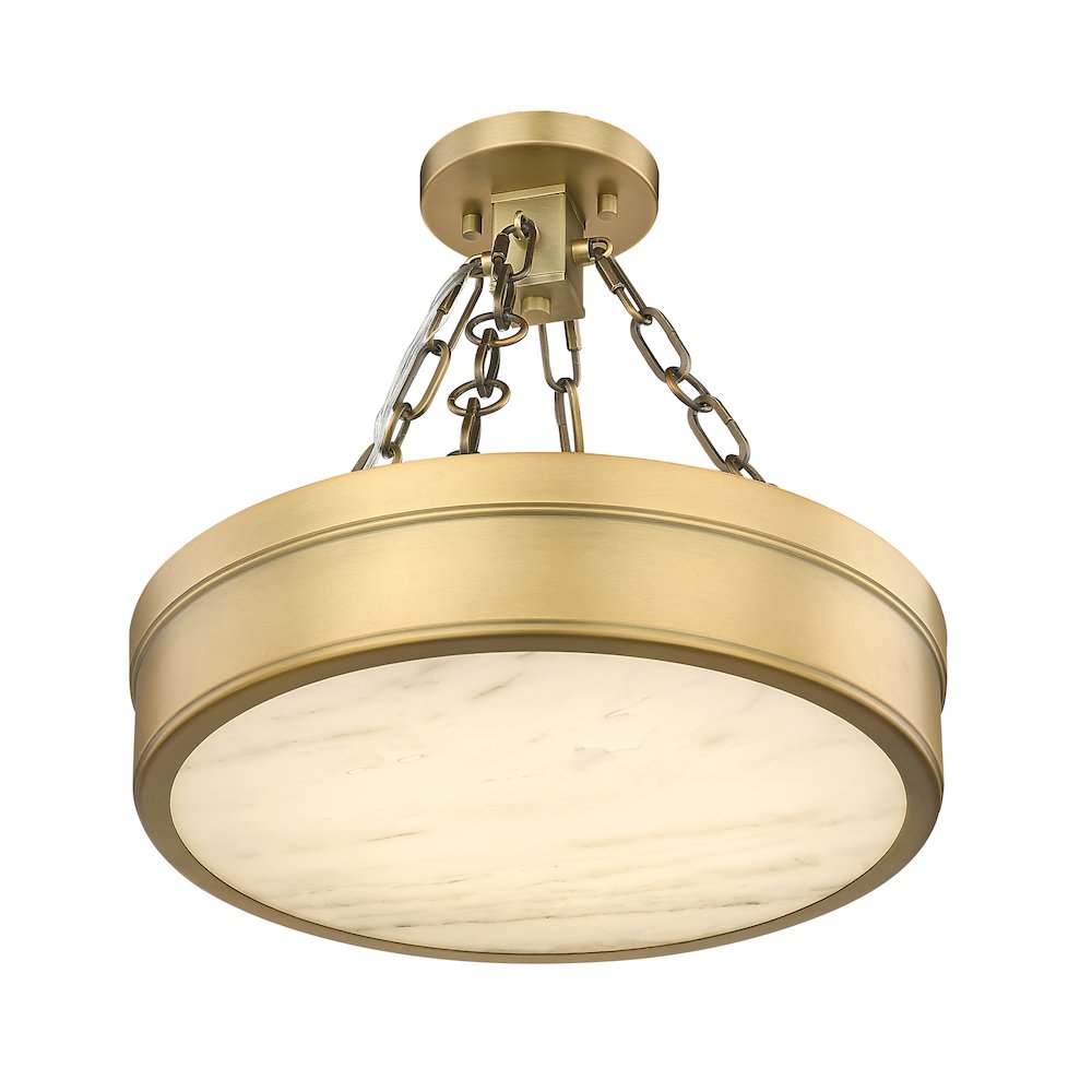 Z-Lite 1 Light Semi Flush Mount. Picture 3