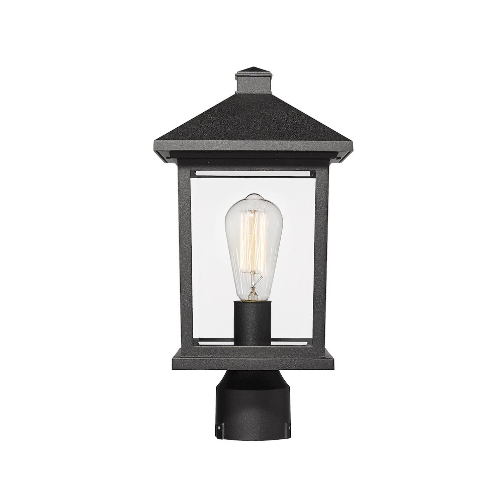 Z-Lite 1 Light Outdoor Post Mount Fixture. Picture 2