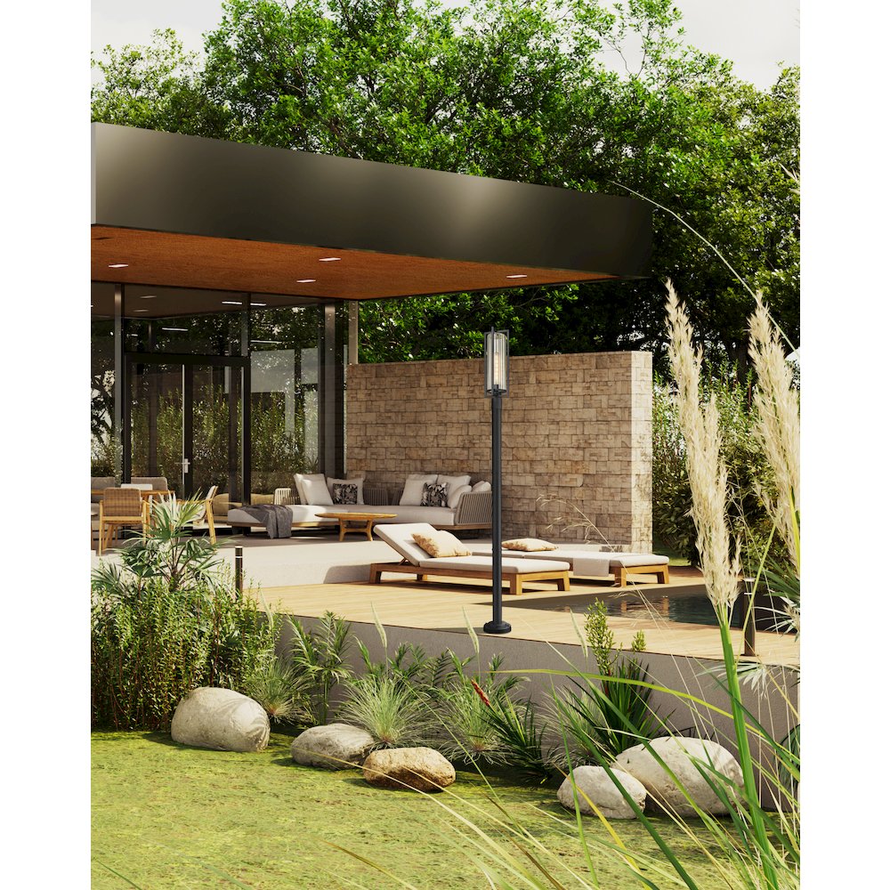 Z-Lite 1 Light Outdoor Post Mounted Fixture. Picture 6