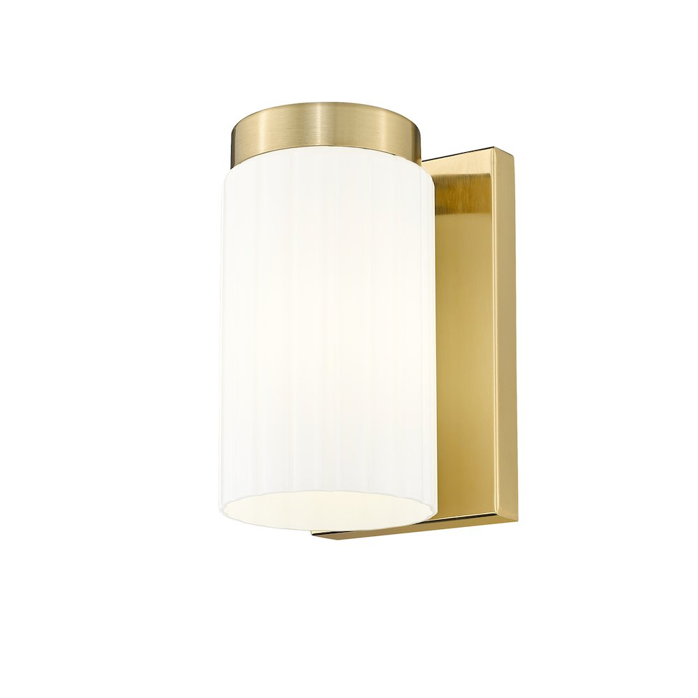 Z-Lite Burk 1 Light Wall Sconce, Luxe Gold. Picture 2