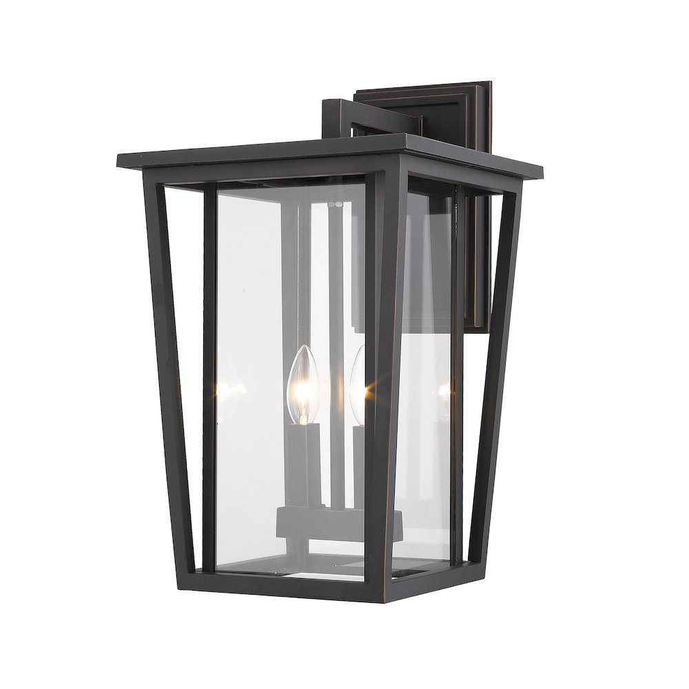 Z-Lite 2 Light Outdoor Wall Light. Picture 1