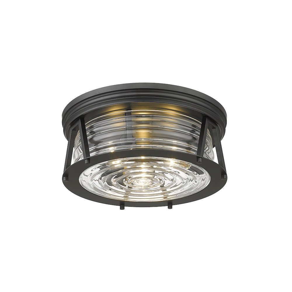 Z-Lite 3 Light Flush Mount. Picture 3