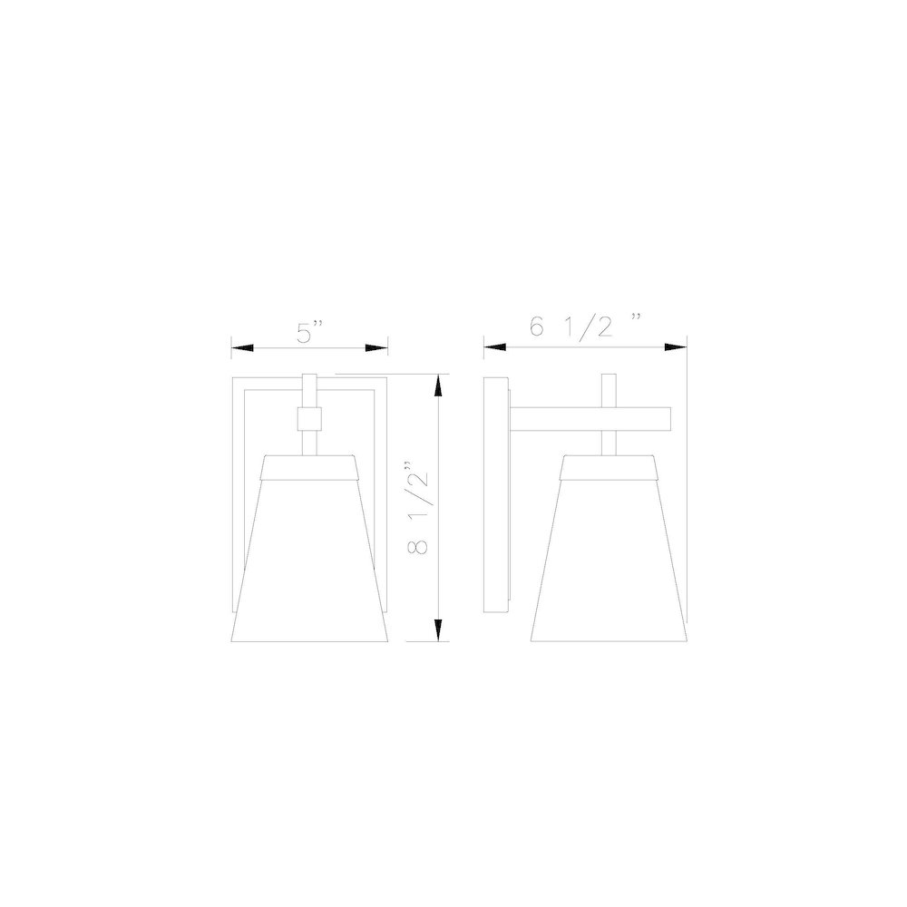 Z-Lite 1 Light Wall Sconce. Picture 8