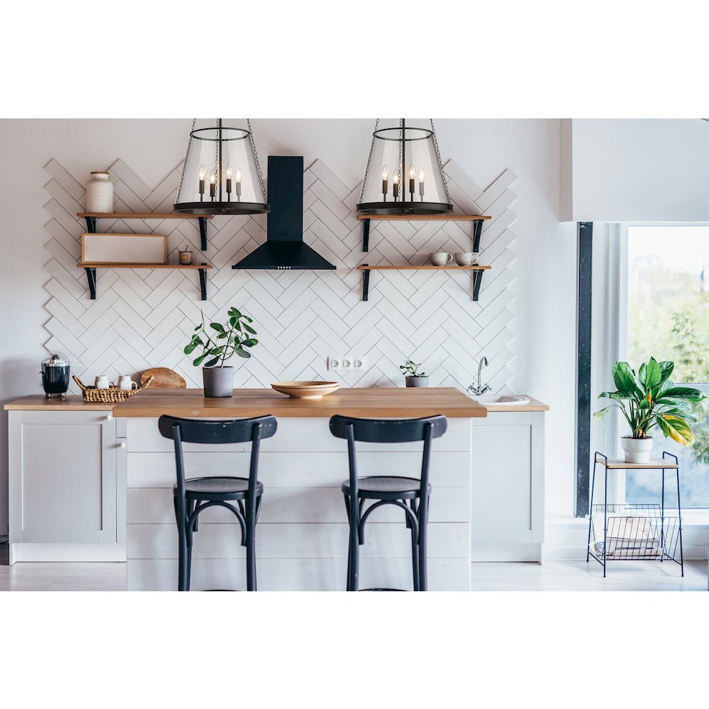 Z-Lite 4 Light Pendant. Picture 6