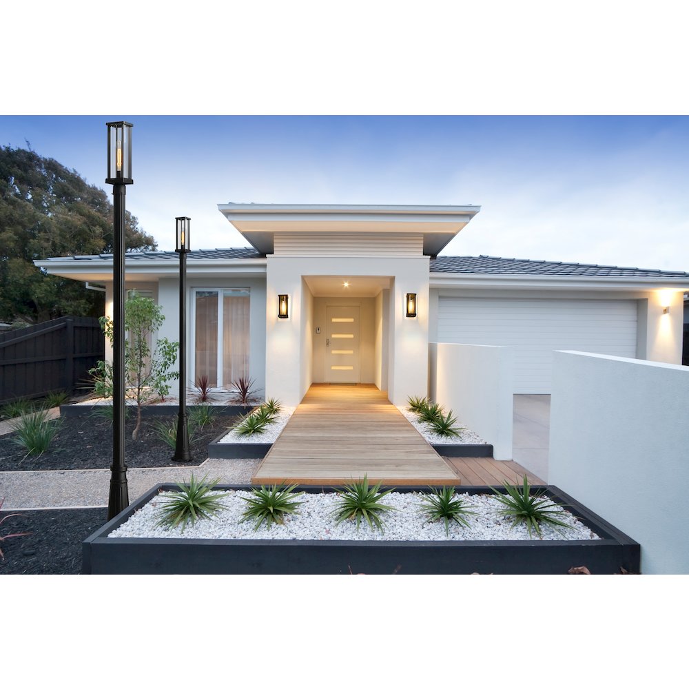 Z-Lite 1 Light Outdoor Post Mounted Fixture. Picture 4