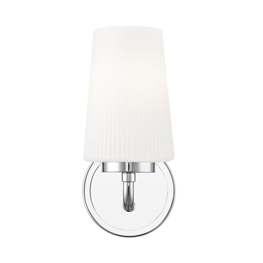 Z-Lite Montford 1 Light Wall Sconce in Chrome color, Steel frame. Picture 2