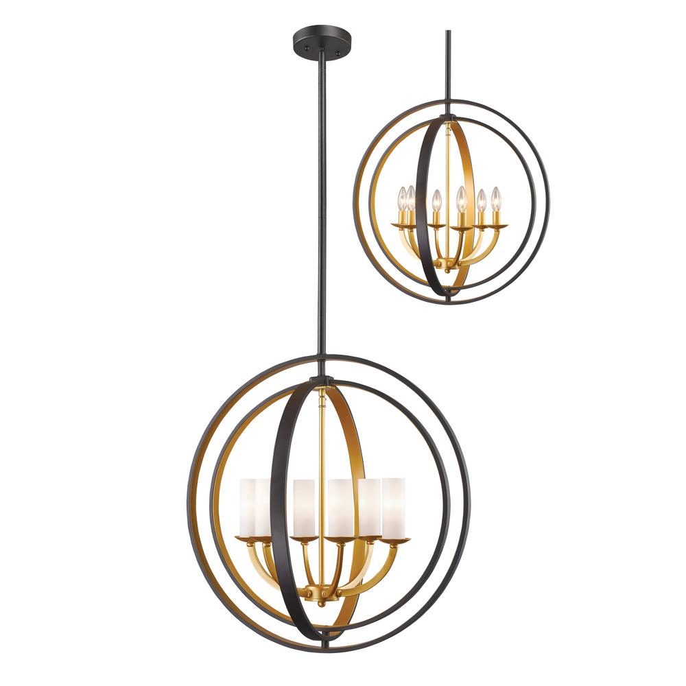 6 Light Chandelier. Picture 1
