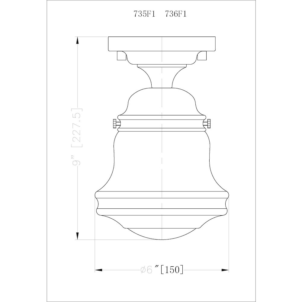 Z-Lite 1 Light Flush Mount. Picture 8