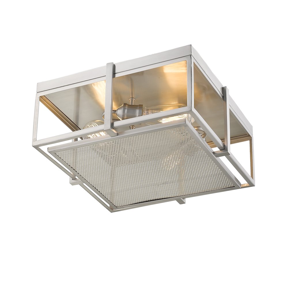 Z-Lite 3 Light Flush Mount. Picture 3