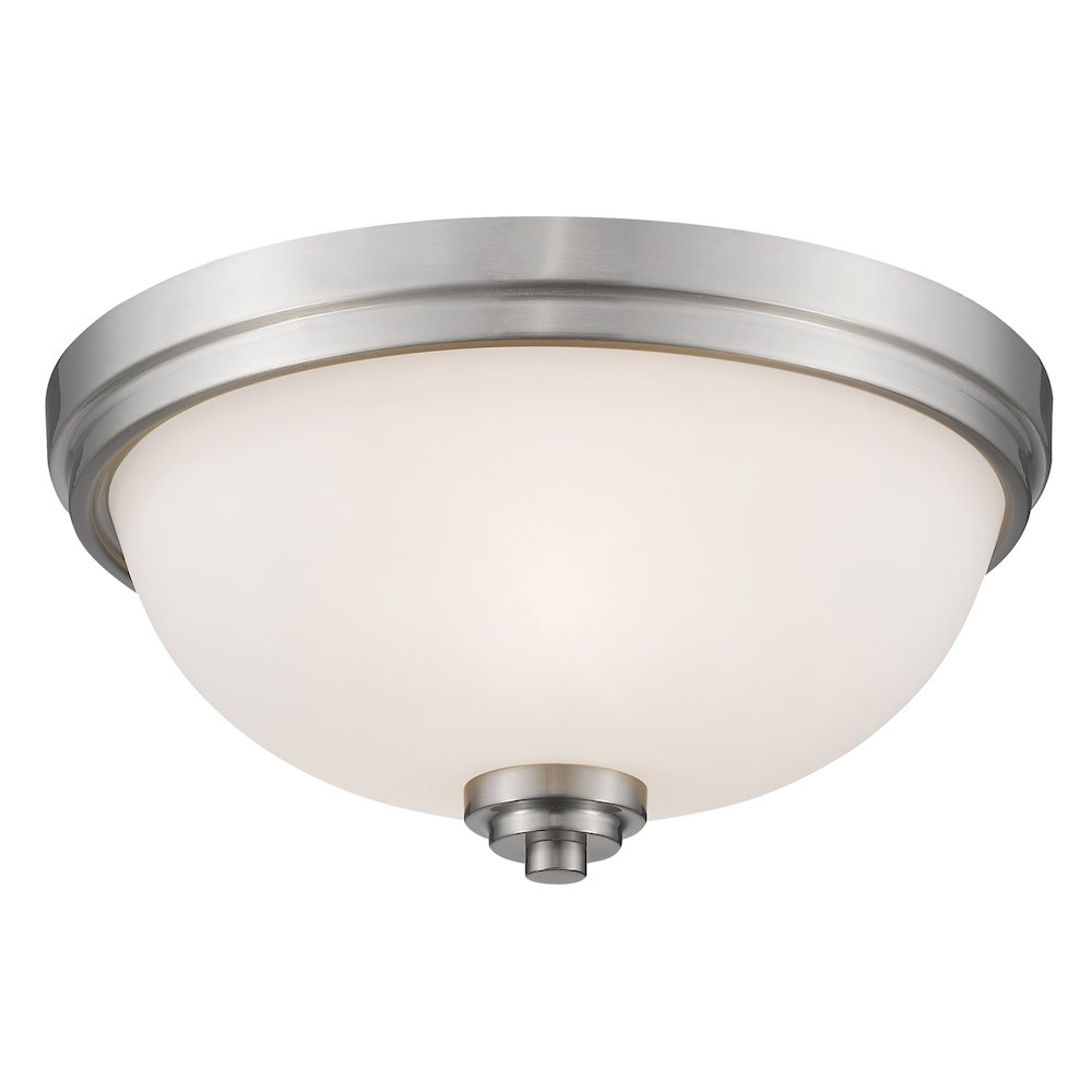 Z-Lite 3 Light Flush Mount. Picture 1