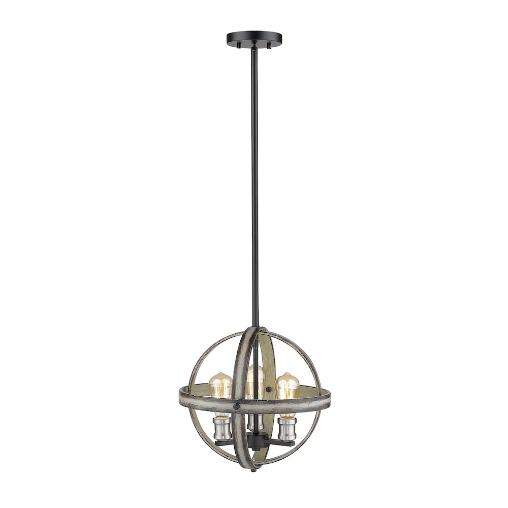 Z-Lite 3 Light Pendant. Picture 4