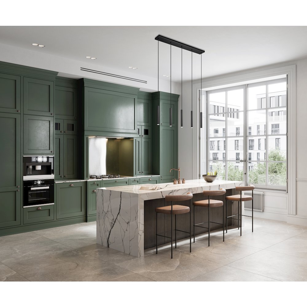 Z-Lite 5 Light Linear Chandelier. Picture 7