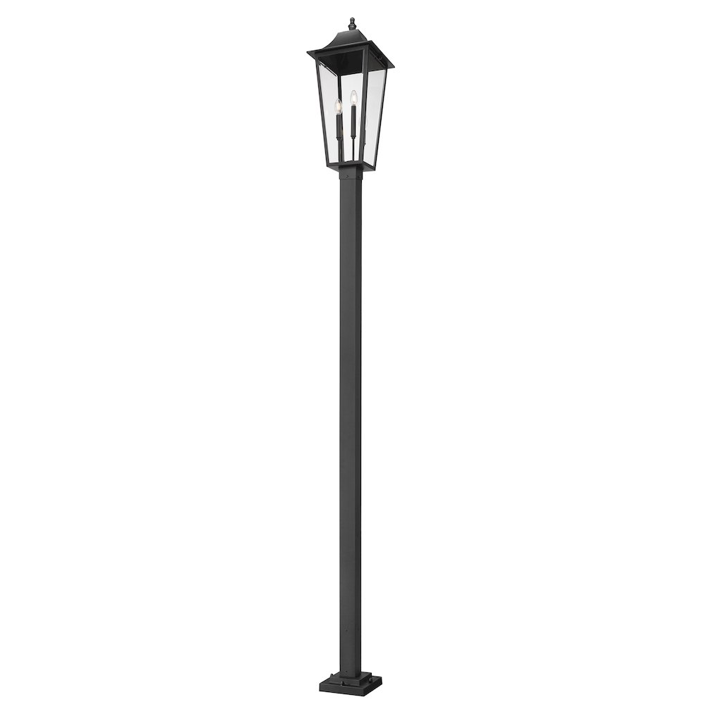 Z-Lite 3 Light Outdoor Post Mounted Fixture. Picture 2