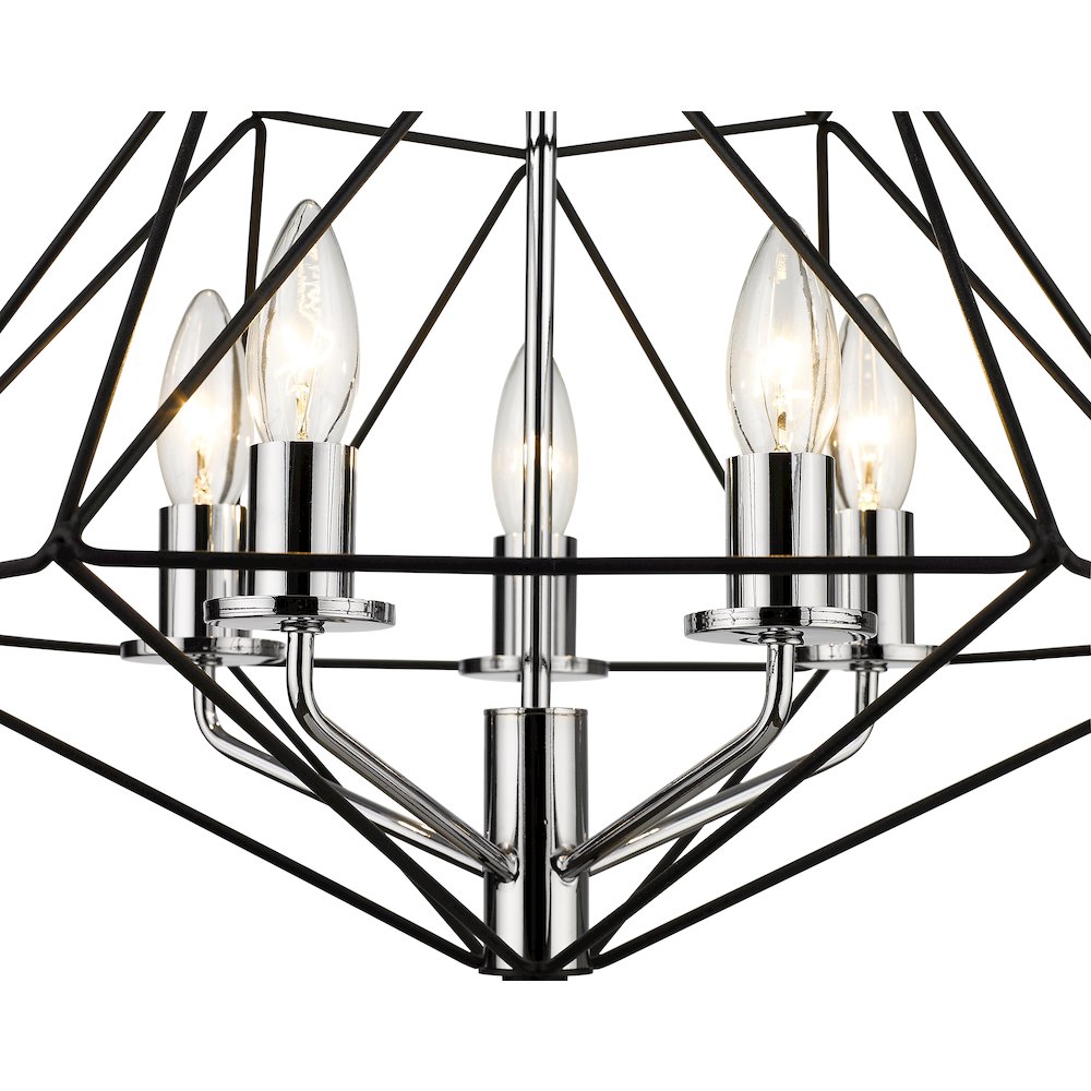 Z-Lite 3 Light Chandelier. Picture 4
