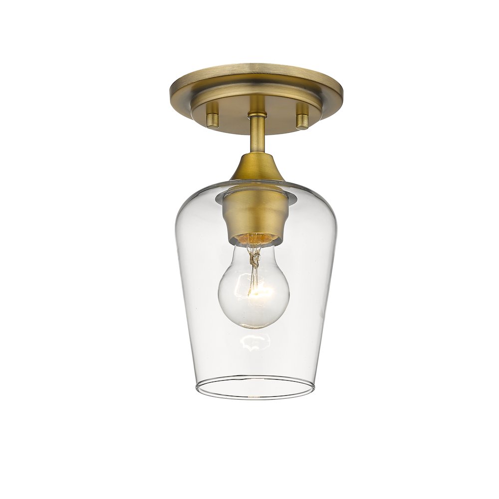 Z-Lite 1 Light Flush Mount. Picture 2