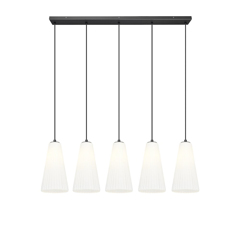 Z-Lite 5 Light Linear Chandelier. Picture 2