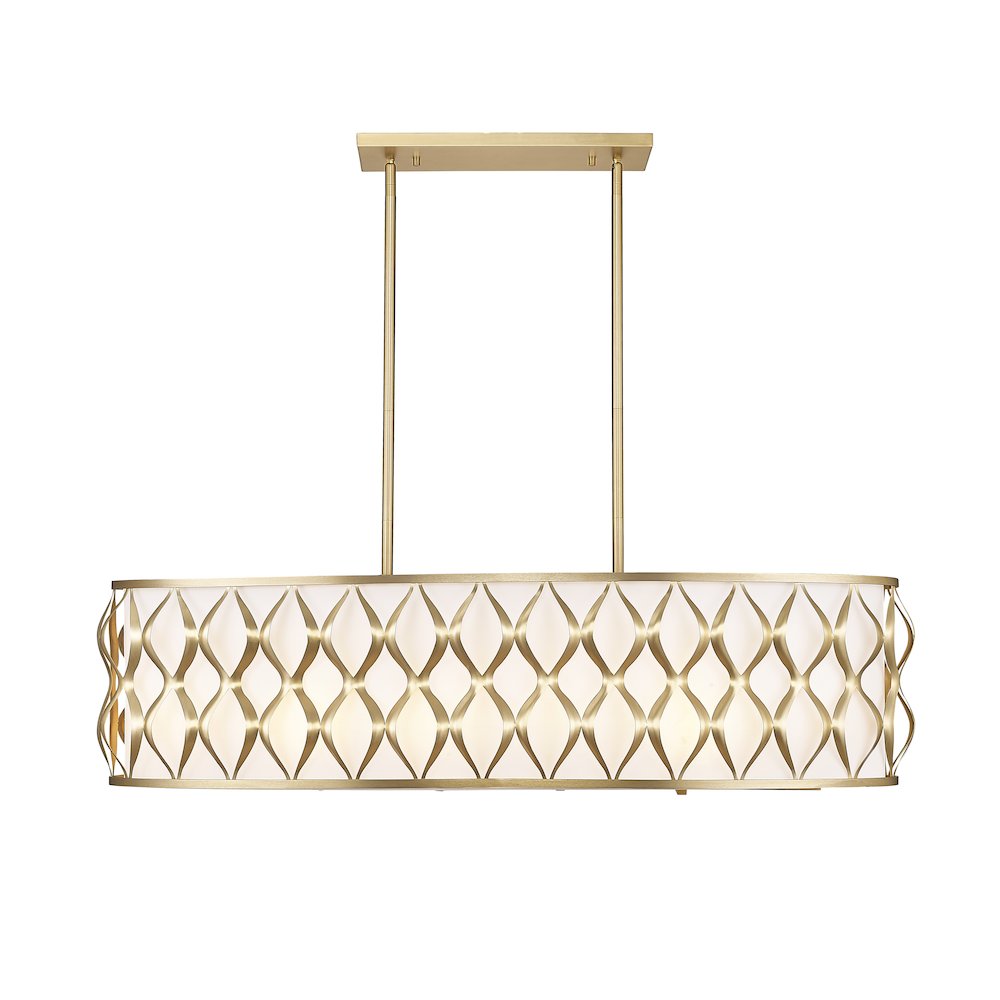 Z-Lite 10 Light Linear Chandelier. Picture 3