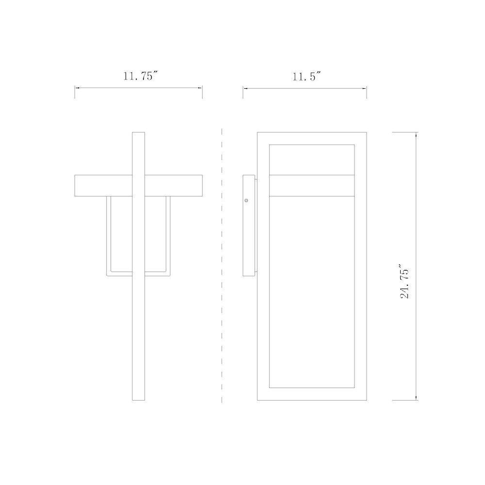 Z-Lite 1 Light Outdoor Wall Light. Picture 8