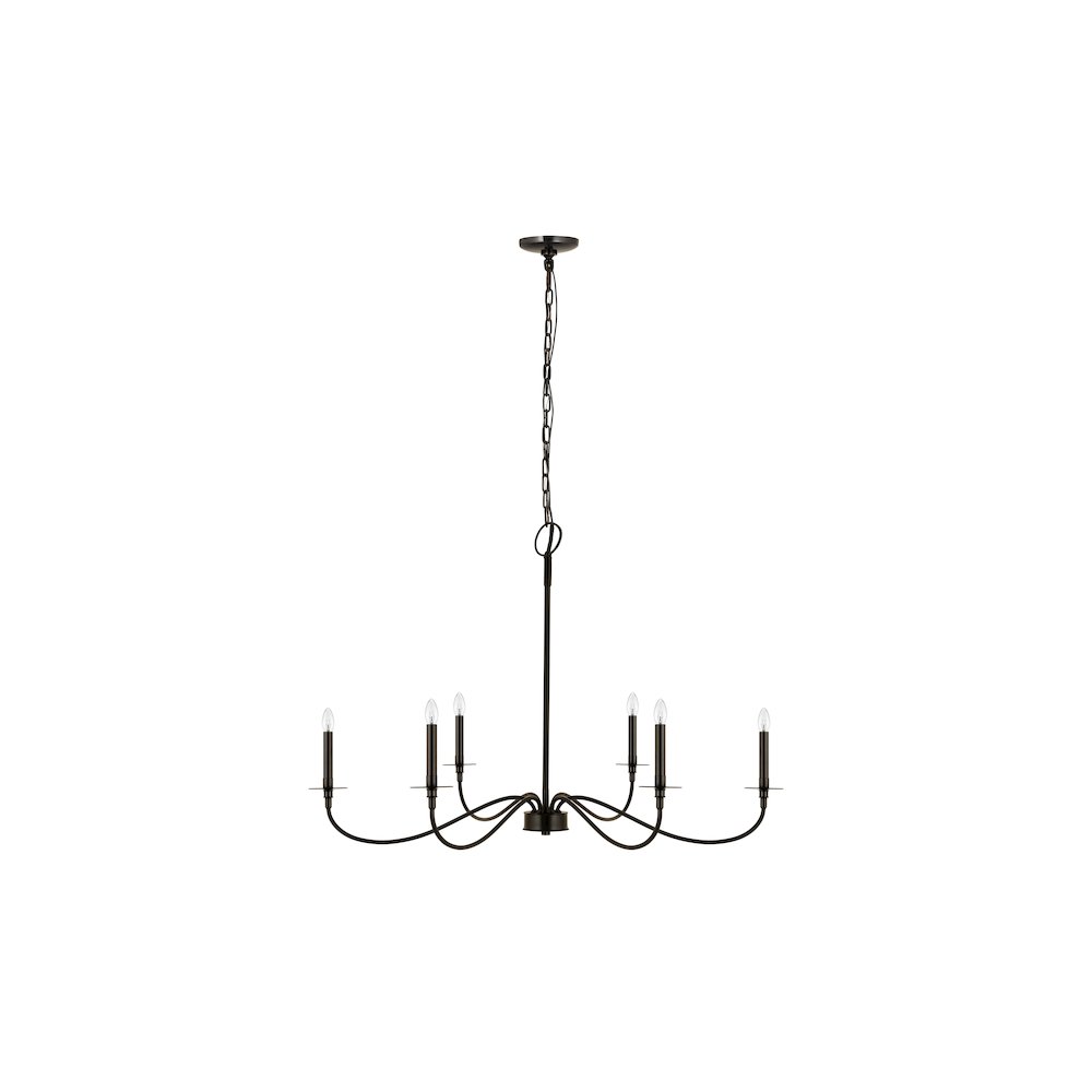 Z-Lite 6 Light Chandelier. Picture 4