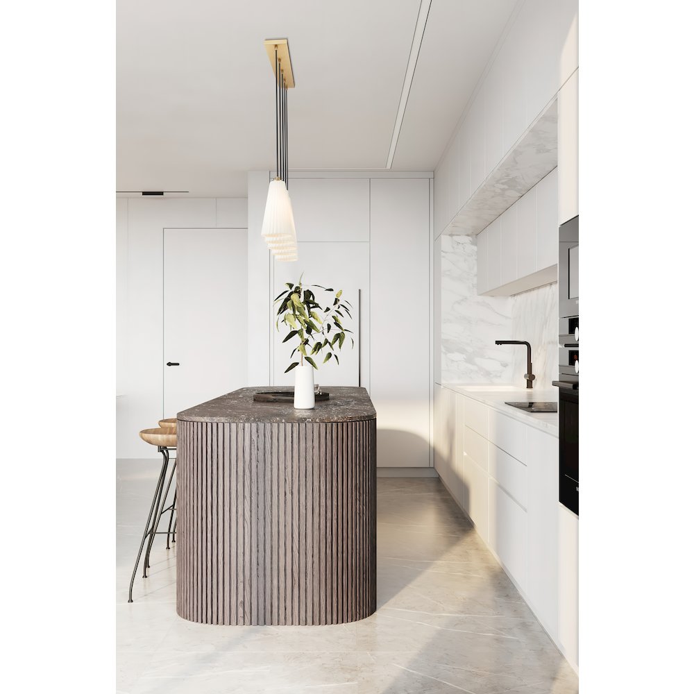 Z-Lite 5 Light Linear Chandelier. Picture 7