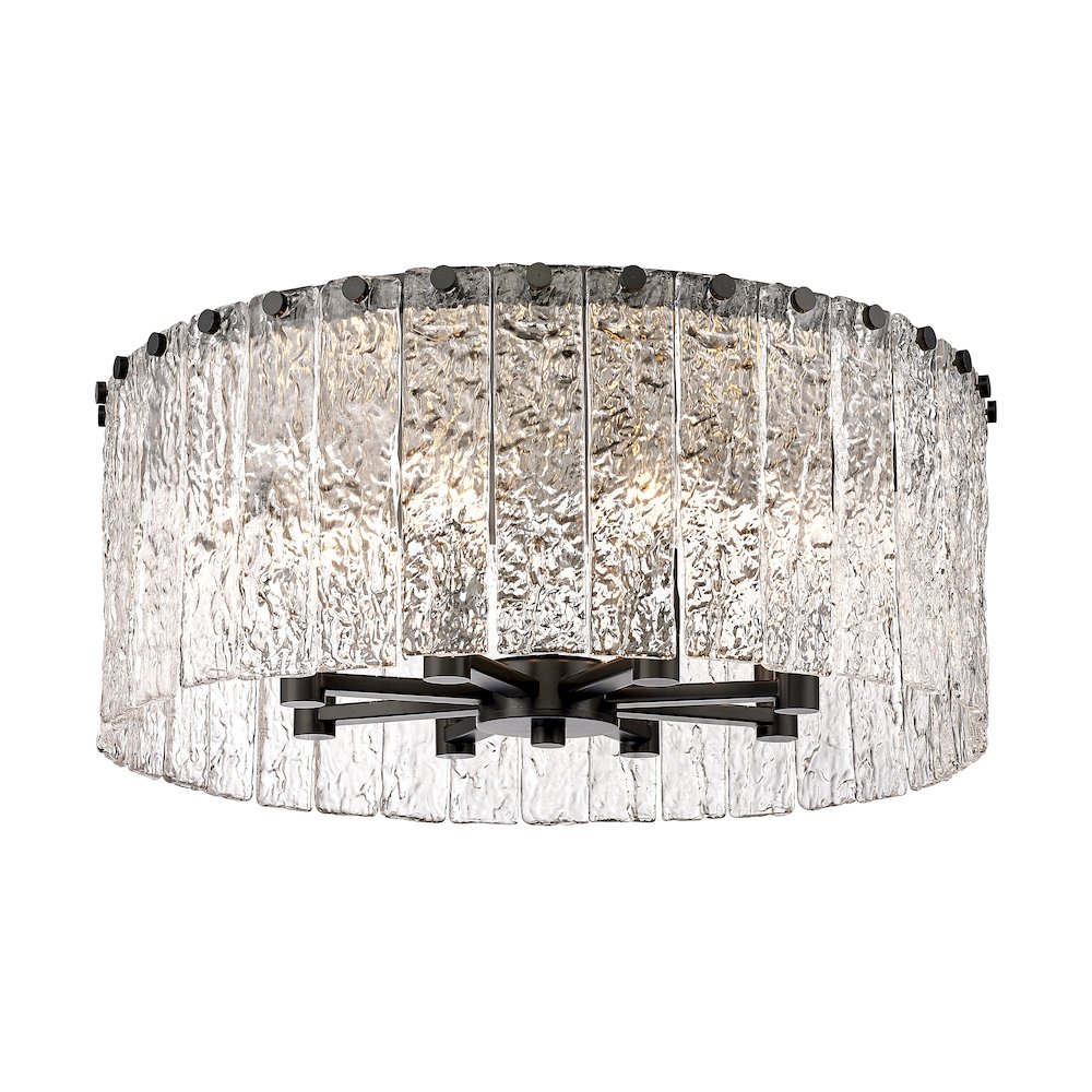 Z-Lite 8 Light Flush Mount. Picture 3