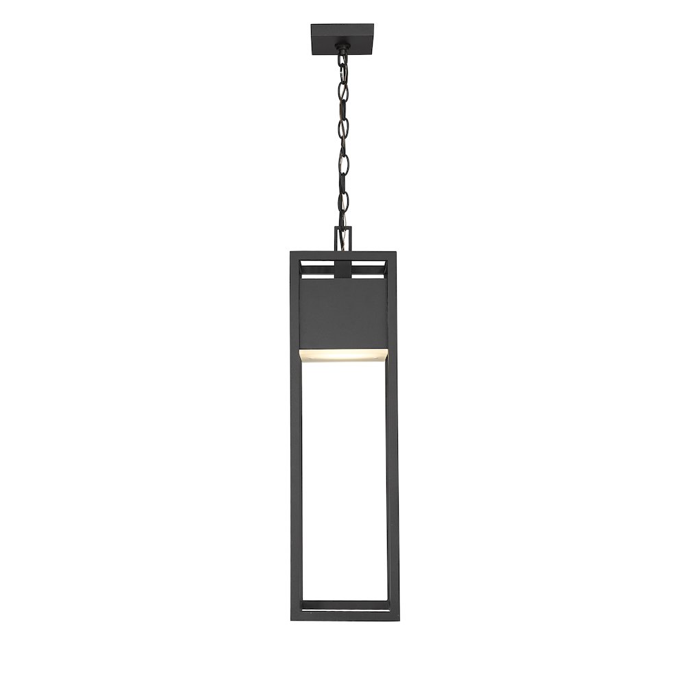 Z-Lite 1 Light Outdoor Chain Mount Ceiling Fixture. Picture 2