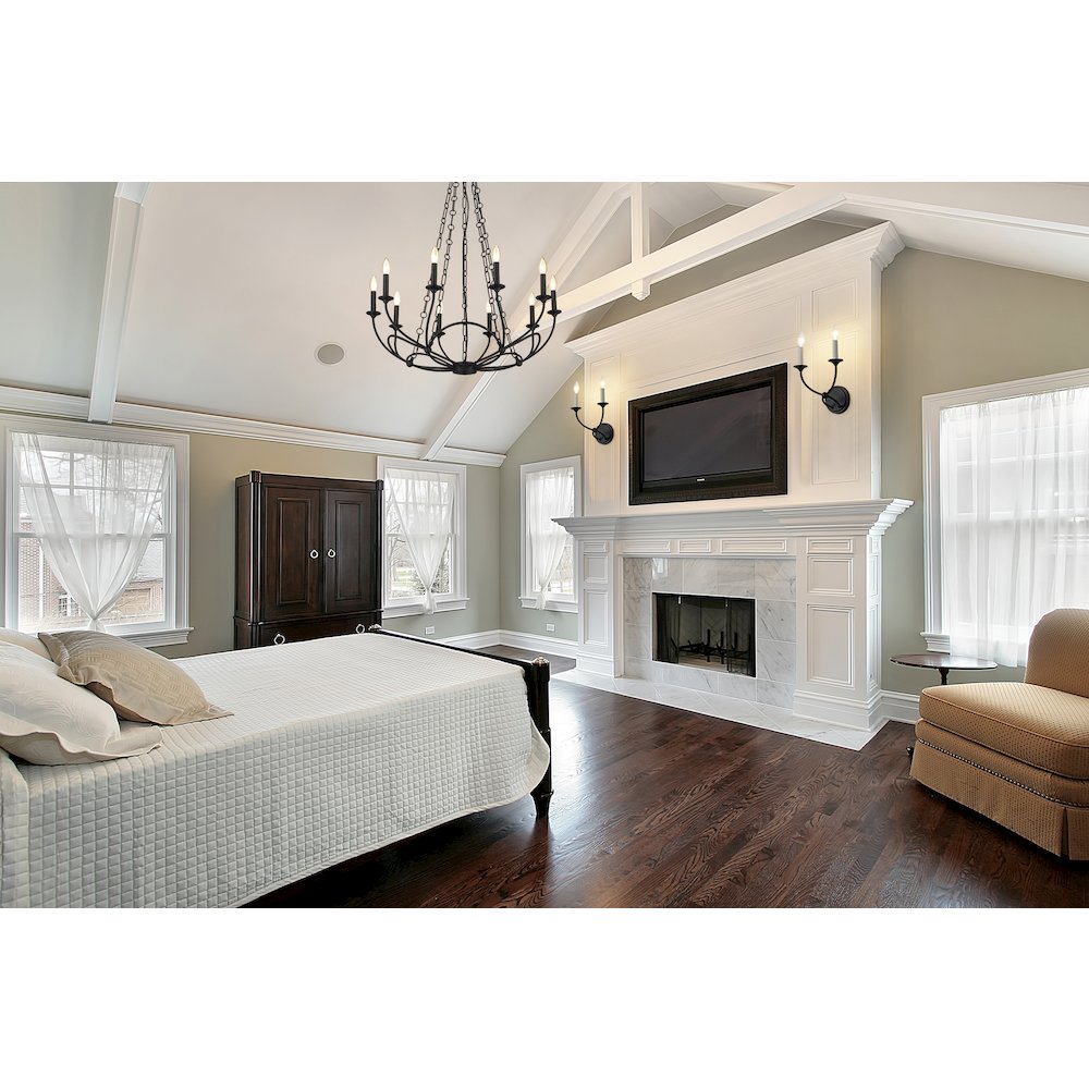 Z-Lite 10 Light Chandelier. Picture 7