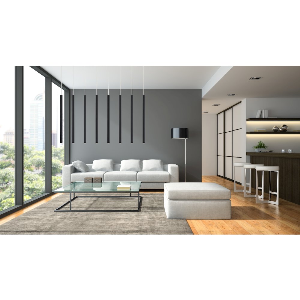 Z-Lite 8 Light Linear Chandelier. Picture 6