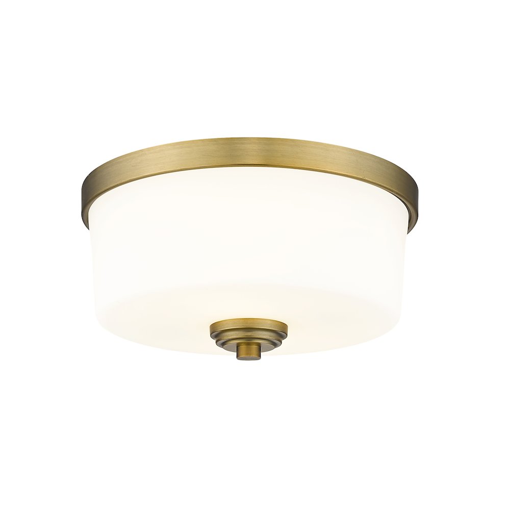 Z-Lite 2 Light Flush Mount. Picture 1
