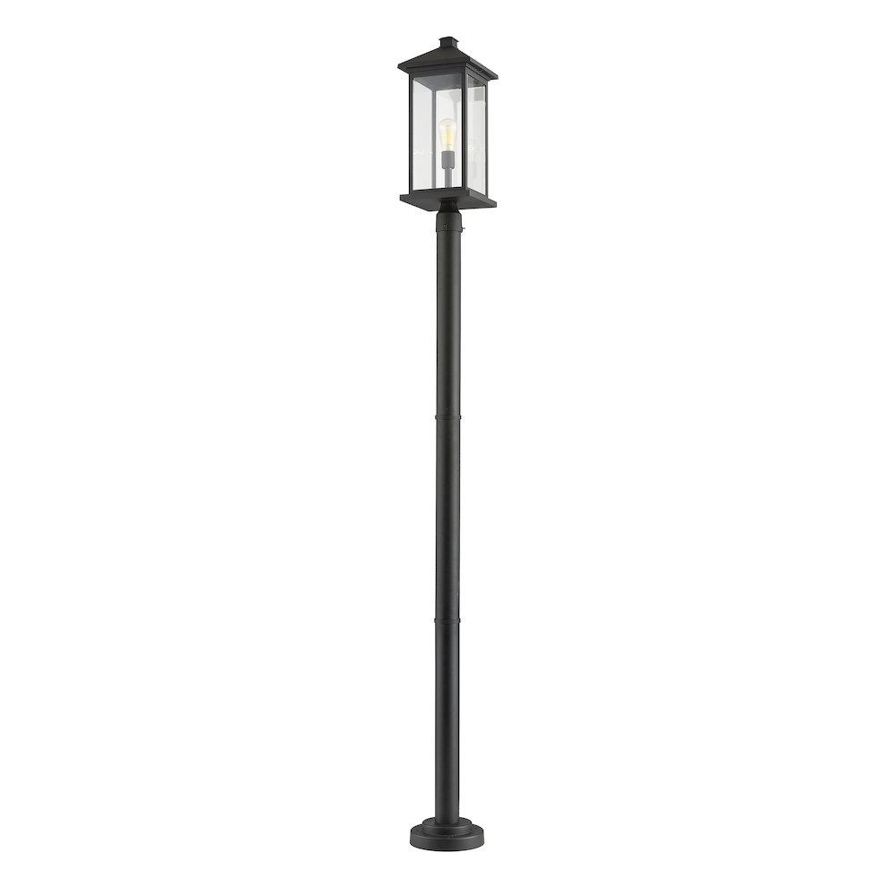 Z-Lite 1 Light Outdoor Post Mounted Fixture. Picture 1