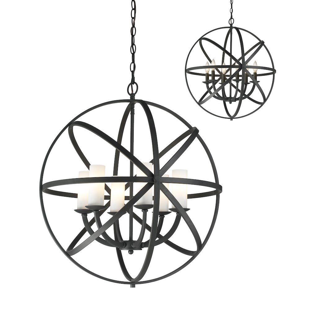 Z-Lite 6 Light Chandelier. Picture 1