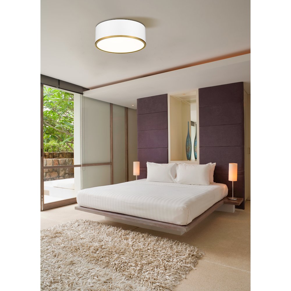 Z-Lite 3 Light Flush Mount. Picture 6